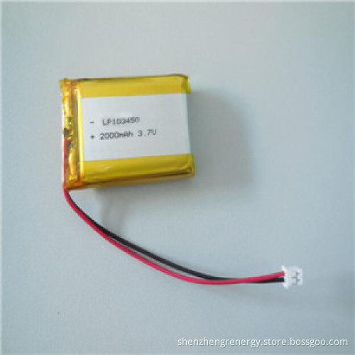 Discount rechargeable lithium ion battery batteries 3.7V 2000mAh